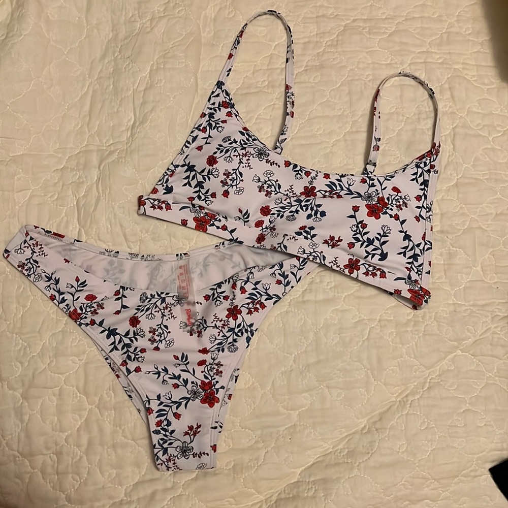 Floral Bathing Suit Set